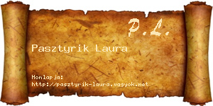 Pasztyrik Laura névjegykártya